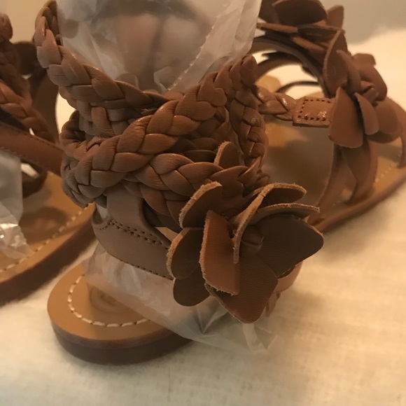 NIB Tory Burch Blossom Leather Gladiator Sandals - Picture 4 of 7